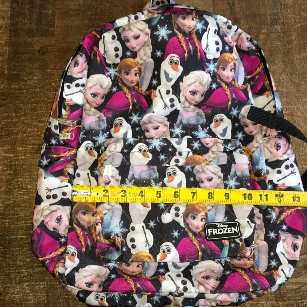 Loungefly Frozen All Over Print Elsa Anna Olaf Standard Size Backpack School Bag